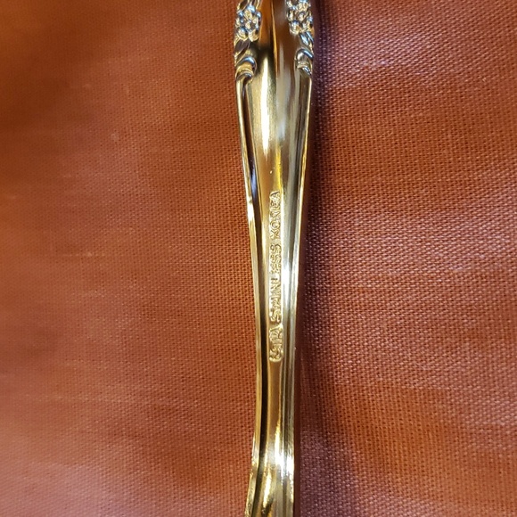 ESTIA GOURMET Cascade Floral SS Salad Fork - NWT - Picture 4 of 7